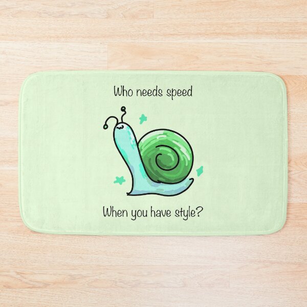 Item preview, Cute Diamond/Emerald Snail Joke designed and sold by KitKattyDesigns.