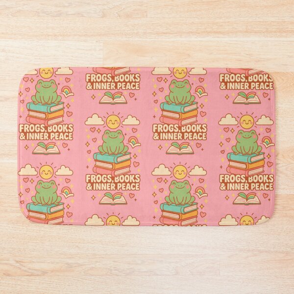 Item preview, Frog Reading Books Inner Peace Cute Meditating Design designed and sold by Cheeky Companions.