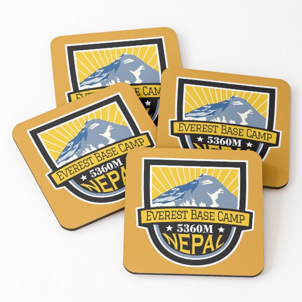 Item preview, Mount Everest Base Camp Emblem Patch designed and sold by IceEdgeStudio.