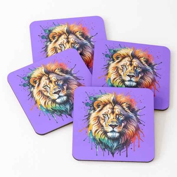 Item preview, LION ART (#9966FF) designed and sold by Marlon Oseguera.