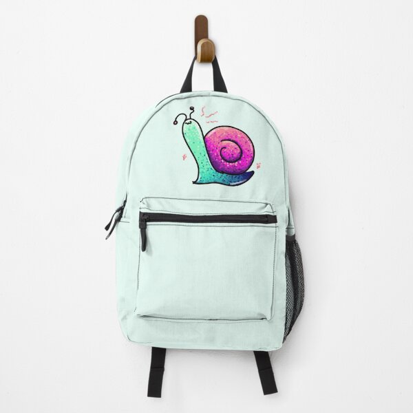Item preview, Cute Pink and Aquamarine Snail designed and sold by KitKattyDesigns.