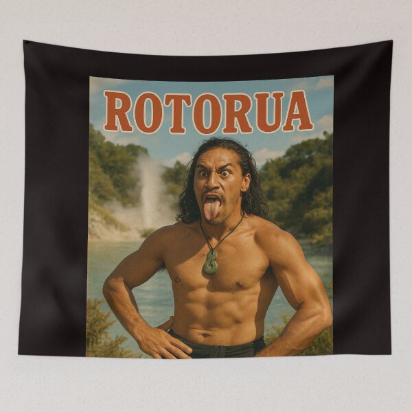 Item preview, Rotorua New Zealand – Māori Pride and Rotorua designed and sold by Aryabek.