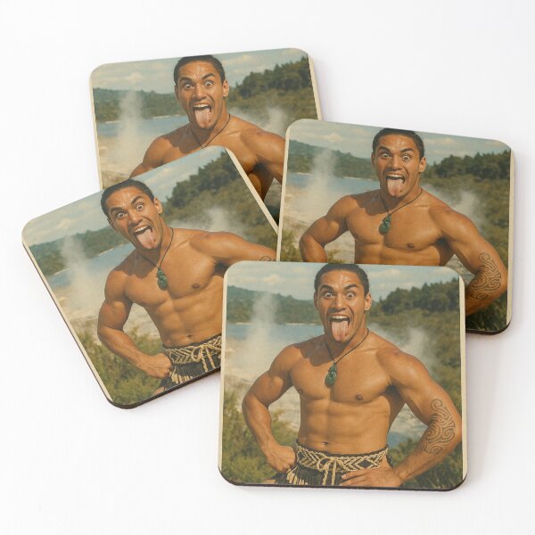 Item preview, Rotorua Aotearoa – Māori Warrior with Tā Moko Spirit designed and sold by Aryabek.
