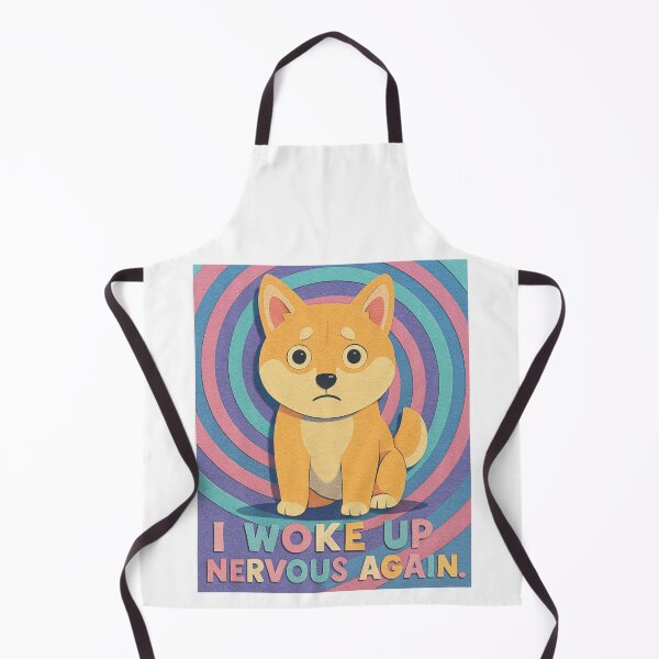 Item preview, Shiba Inu - I woke up nervous again designed and sold by STATICDUST.