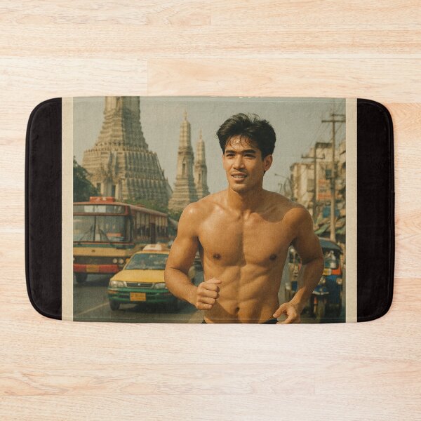 Item preview, Bangkok Thailand – Runner and Wat Arun at Rush Hour designed and sold by Aryabek.