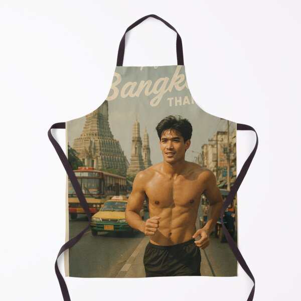 Item preview, Bangkok Thailand – Runner and Wat Arun at Rush Hour designed and sold by Aryabek.