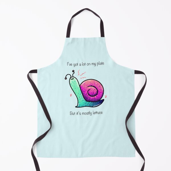 Item preview, Cute Pink/Aquamarine Snail Joke designed and sold by KitKattyDesigns.