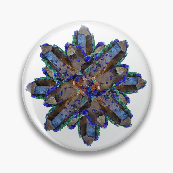 Item preview, Azurite Quartz Crystal  Elegant Geometric Design designed and sold by ArtDesignTp.