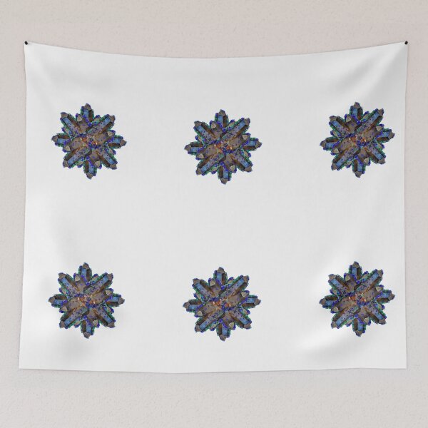 Item preview, Azurite Quartz Crystal  Elegant Geometric Design designed and sold by ArtDesignTp.