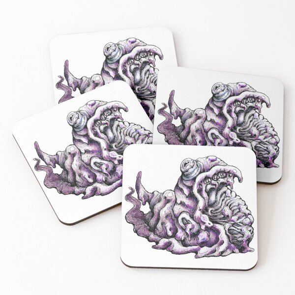 Item preview, Evil Purple Easter Marshmallow Slug Chick designed and sold by puckerupfroggy.