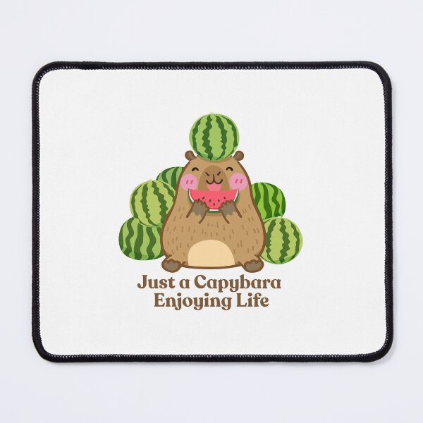 Item preview, Just a Capybara Enjoying Life designed and sold by meesara.