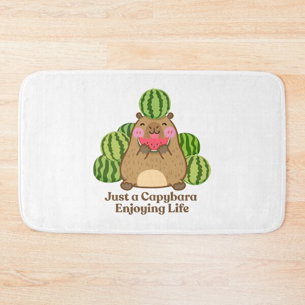 Item preview, Just a Capybara Enjoying Life designed and sold by meesara.