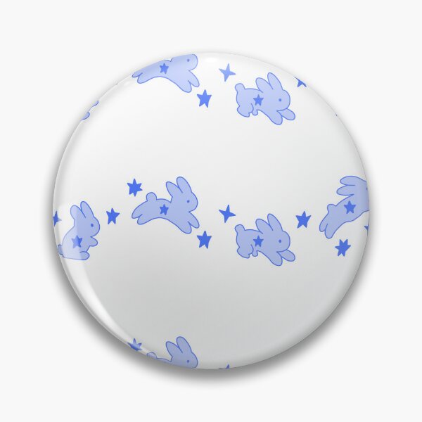 Item preview, jumping blue bunnies designed and sold by jasmineco.