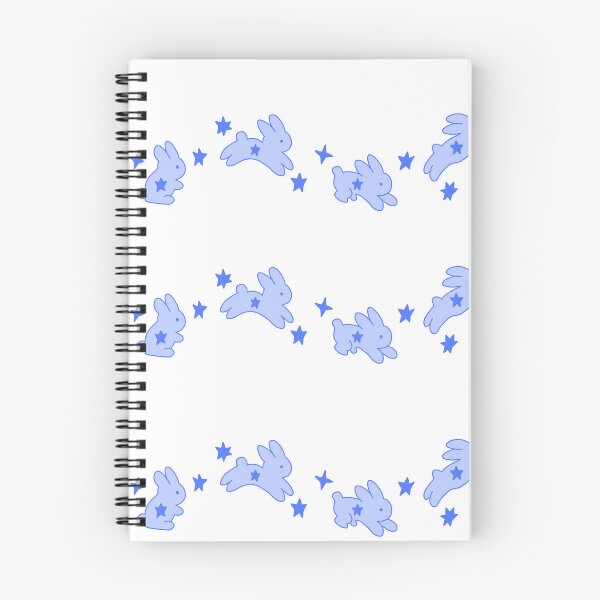Item preview, jumping blue bunnies designed and sold by jasmineco.