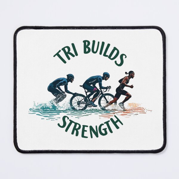 Item preview, Tri Builds Strength – Grit Grows Here designed and sold by Triathlongram.