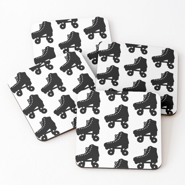 Item preview, Roller Skate Black Silhouette shadow solid outline designed and sold by Hotanist.