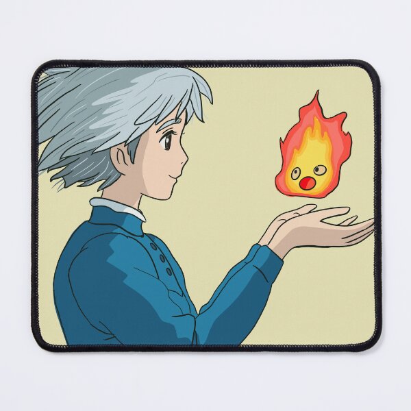 Item preview, Sophie and Calcifer - Howl's Moving Castle - Ghibli fan art designed and sold by tatadigitalart.