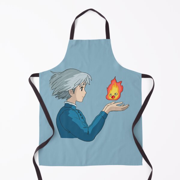 Item preview, Sophie and Calcifer - Howl's Moving Castle - Ghibli fan art designed and sold by tatadigitalart.