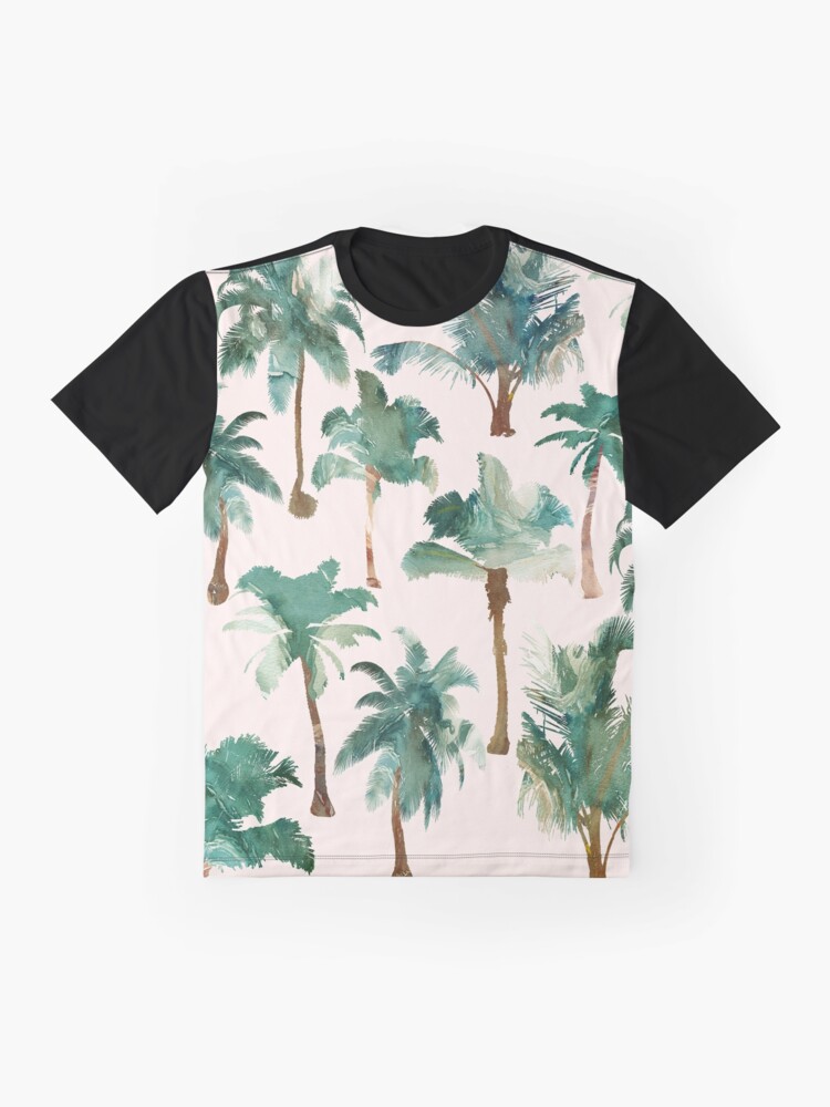 Alternate view of Palm Trees Tropical Graphic T-Shirt