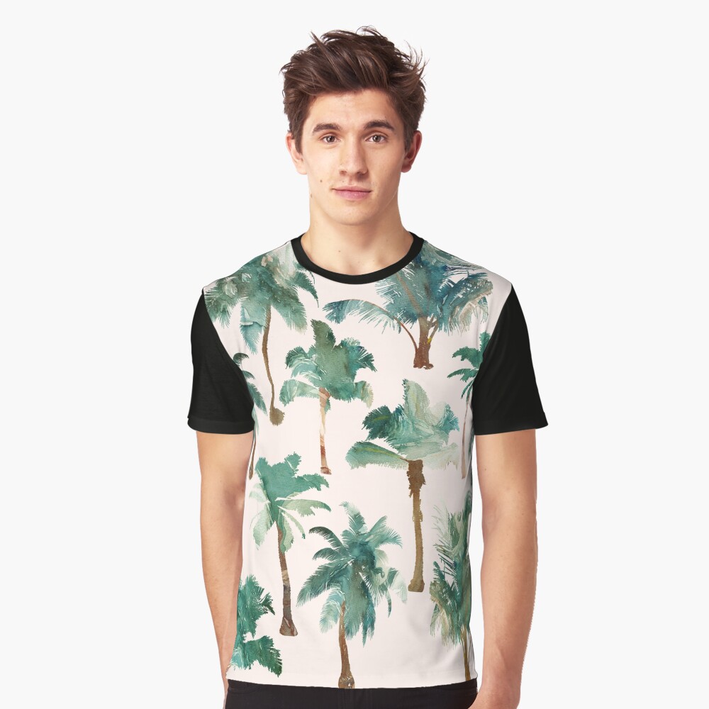 Palm Trees Tropical Graphic T-Shirt