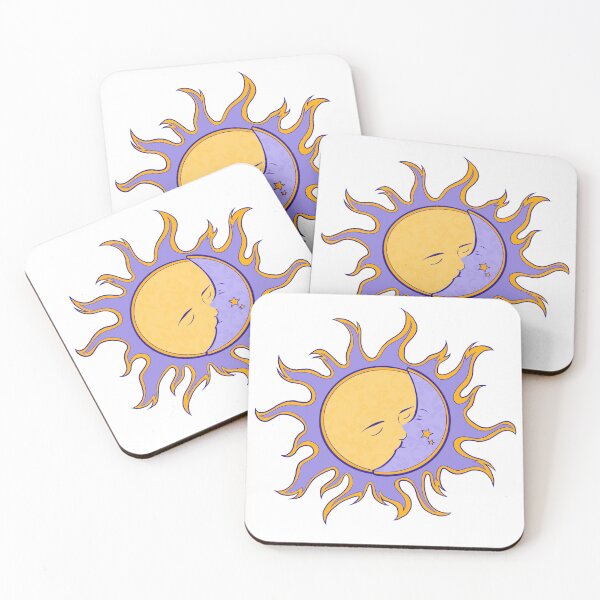 Item preview, Sun Moon and Stars Celestial smooches designed and sold by crumblyneurodiv.
