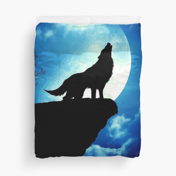 Howling Wolf Duvet Cover