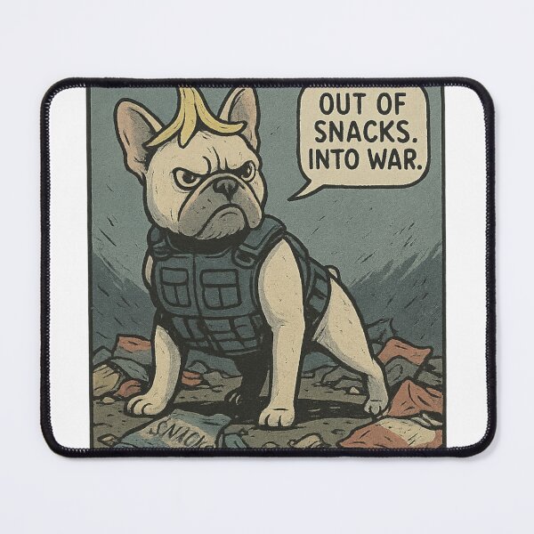 Item preview, Pug Out of Snacks Into War designed and sold by STATICDUST.