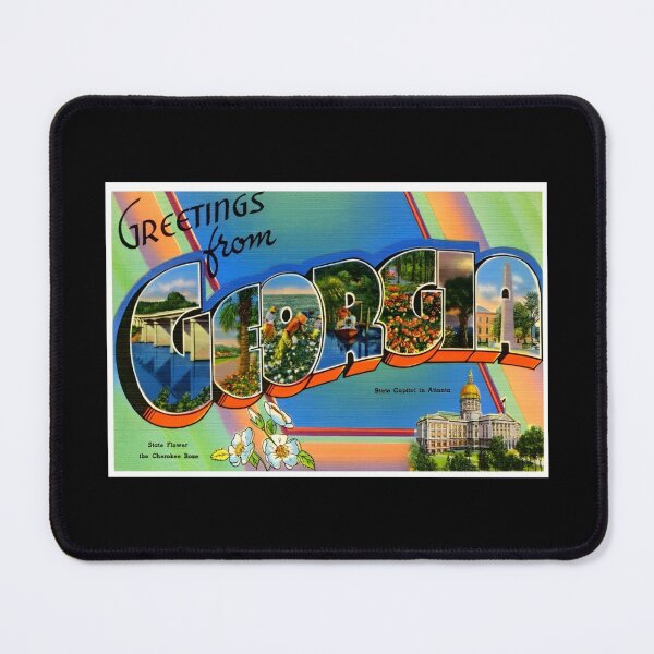 Item preview, Greetings from Georgia Retro Souvenir designed and sold by DankThreads.