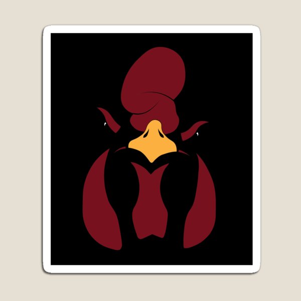 Vista previa del artículo con la obra «Pegatina de gallo enojado», diseñado y vendido por Coops-Designs.