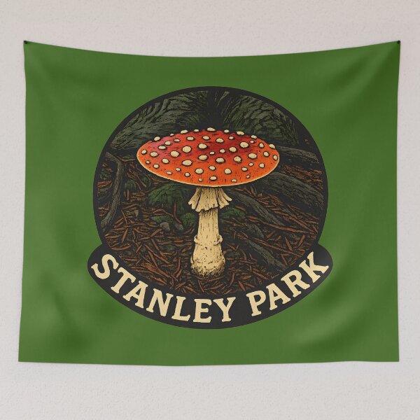Item preview, Stanley Park Mushroom designed and sold by Orca Chuckle Studios.