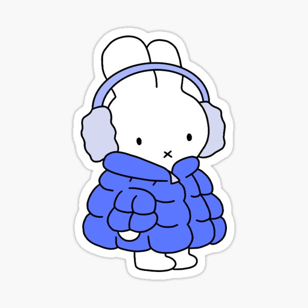 Item preview, blue puffer bunny designed and sold by jasmineco.
