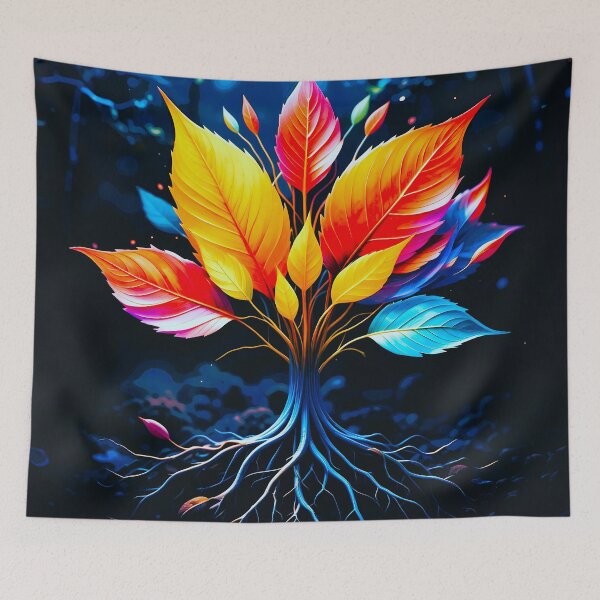 Item preview, Luminescent Wonder: The Glowing Tree of Mystical Realms designed and sold by Fantabulous.