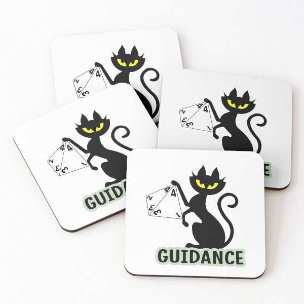 Item preview, DND Cleric Guidance Dungeons and Dragons Sticker designed and sold by WickedLibrary.