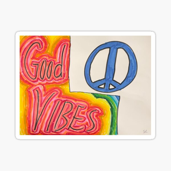 Item preview, Good vibes designed and sold by ArtBarnSoph.