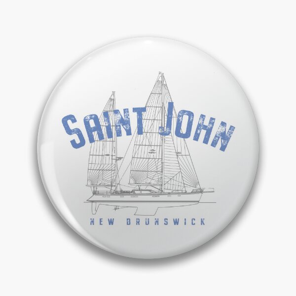 Item preview, Saint John New Brunswick Canada Nautical Sailboat Design designed and sold by Futurebeachbum.