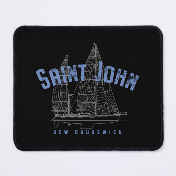 Item preview, Saint John New Brunswick Canada Nautical Sailboat Design designed and sold by Futurebeachbum.