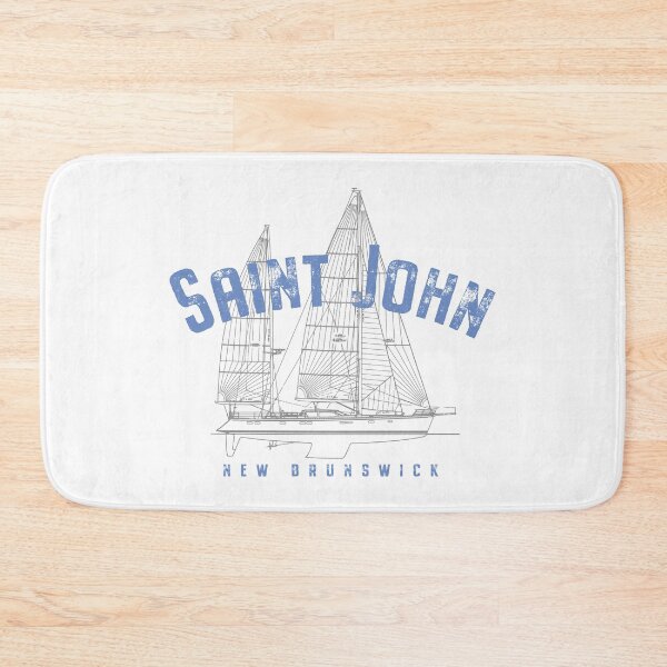 Item preview, Saint John New Brunswick Canada Nautical Sailboat Design designed and sold by Futurebeachbum.