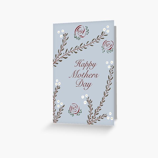 Item preview, Whispy roses : Mother’s Day card designed and sold by Dallas_Arnold_Design.
