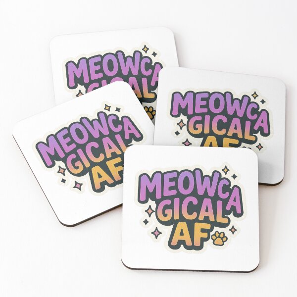 Item preview, Meowgical AF designed and sold by STATICDUST.