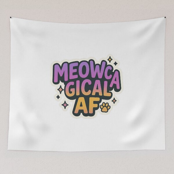 Item preview, Meowgical AF designed and sold by STATICDUST.