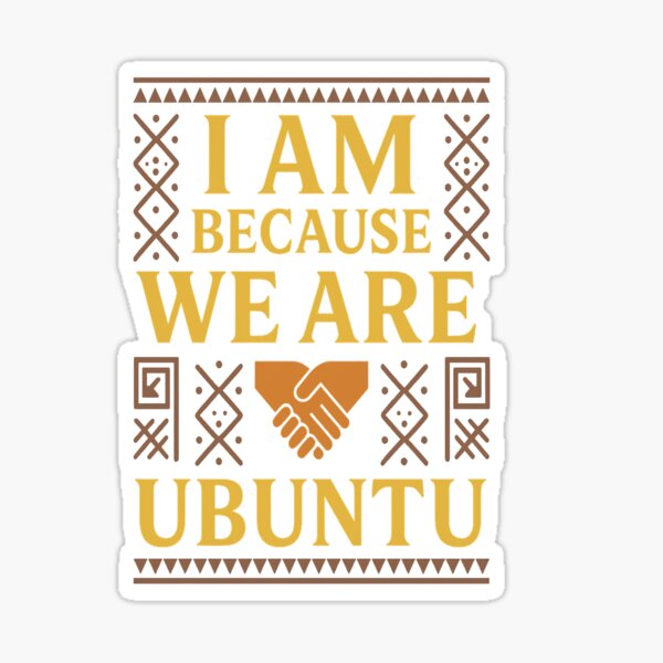 Item preview, I Am Because We Are | Amakosi Heritage Tee designed and sold by Amakosi Designs.