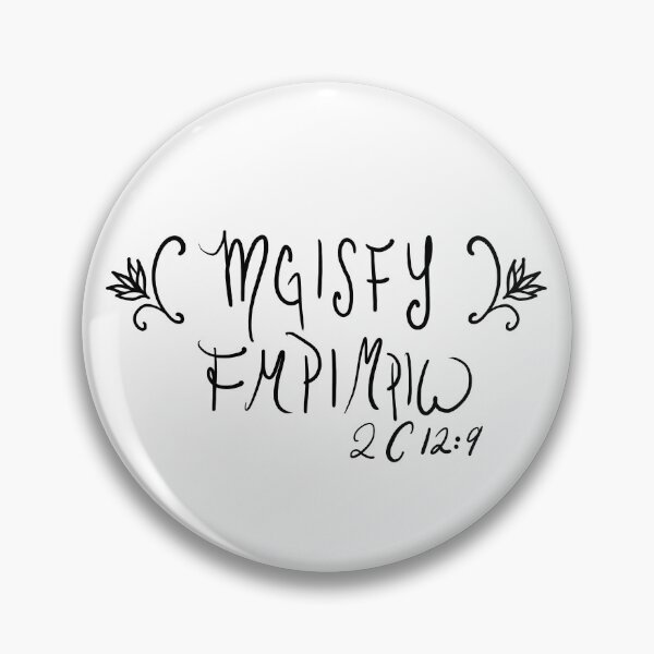 Item preview, 2 Corinthians 12:9, memory aid designed and sold by EllieBubs.