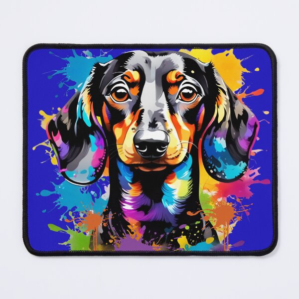 Item preview, Dachshund in Splatter Ink designed and sold by RWCarpenter.