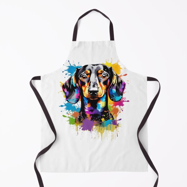 Item preview, Dachshund in Splatter Ink designed and sold by RWCarpenter.
