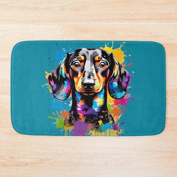 Item preview, Dachshund in Splatter Ink designed and sold by RWCarpenter.