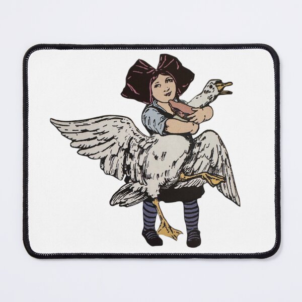 Item preview, 1930's Girl With Goose designed and sold by ittybittythings.