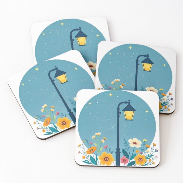 Item preview, Street Lamp with flowers designed and sold by AnuNP.