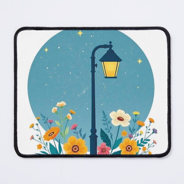 Item preview, Street Lamp with flowers designed and sold by AnuNP.