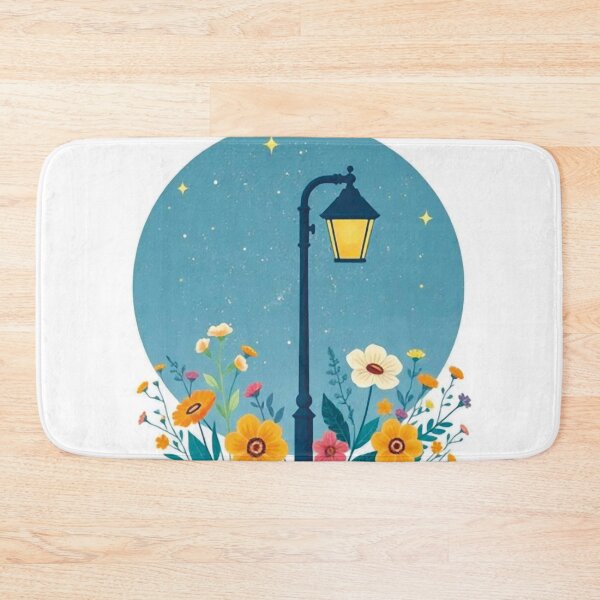 Item preview, Street Lamp with flowers designed and sold by AnuNP.