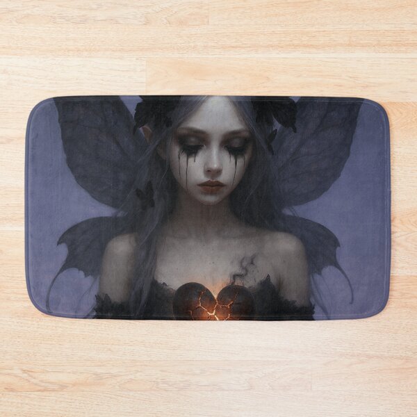 Item preview, Crying Goth Fairy With Broken Heart designed and sold by CailaStyle.